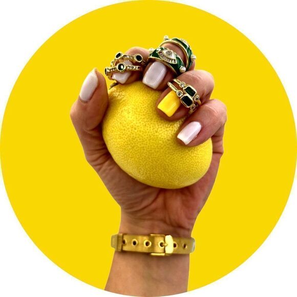 Ring, solid 925 sterling silver, 22 karat gold vermeil, new, adjustable - Picture 7 of 13
